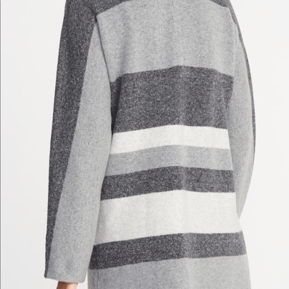 Striped Open-Front Sweater - Picture 2 of 2